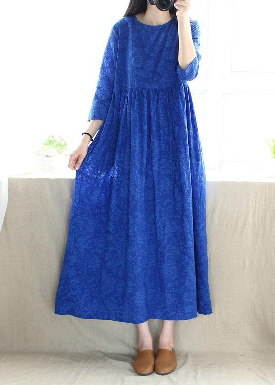 O Neck Cinched Tunics Photography Blue Kaftan Dresses