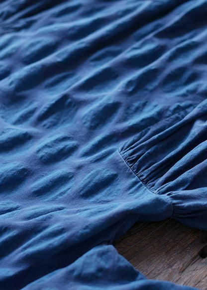 O Neck Half Sleeve Tunic Dress Ideas Blue Dress