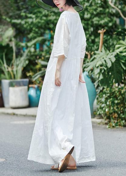 White Dresses Kaftan Sundress
