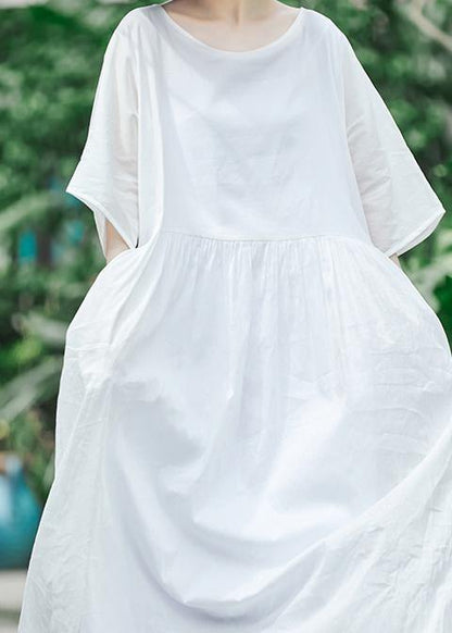White Dresses Kaftan Sundress