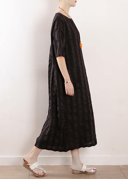 Half Sleeve Linen Clothes for Inspiration Black Dresses Summer