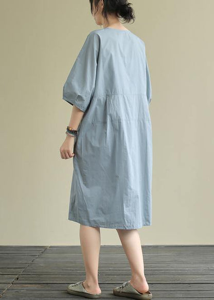 O Neck Cinched Cotton Summe Routfit Catwalk Yellow Dress