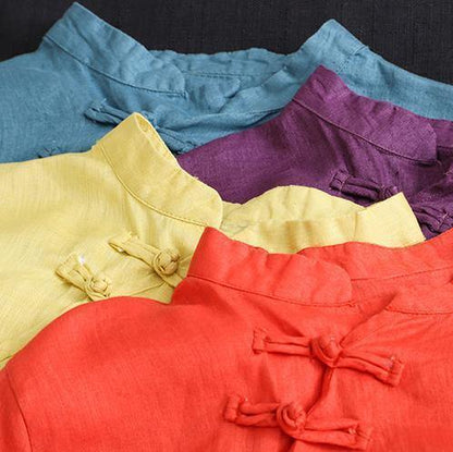 Stand Collar Asymmetric Linen Wardrobes Inspiration Yellow Dress