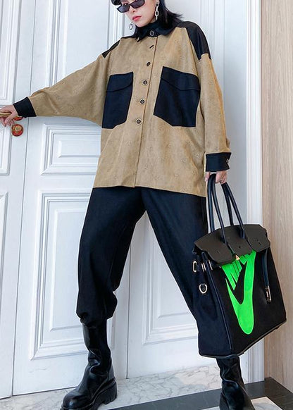 Autumn Tooling Retro Jacket and Pants Two-piece