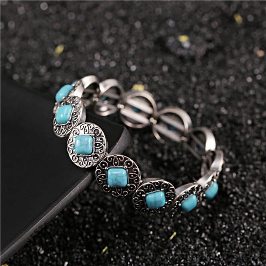 Turquoise Style Light-weight Bracelet