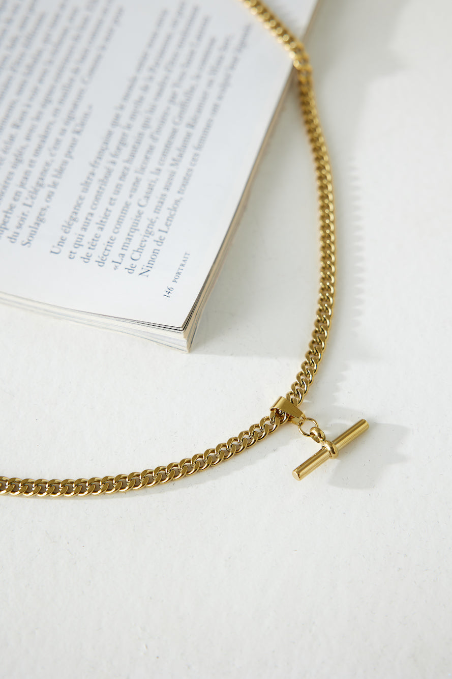 18k Gold Plated Locked in Heaven Necklace Gold