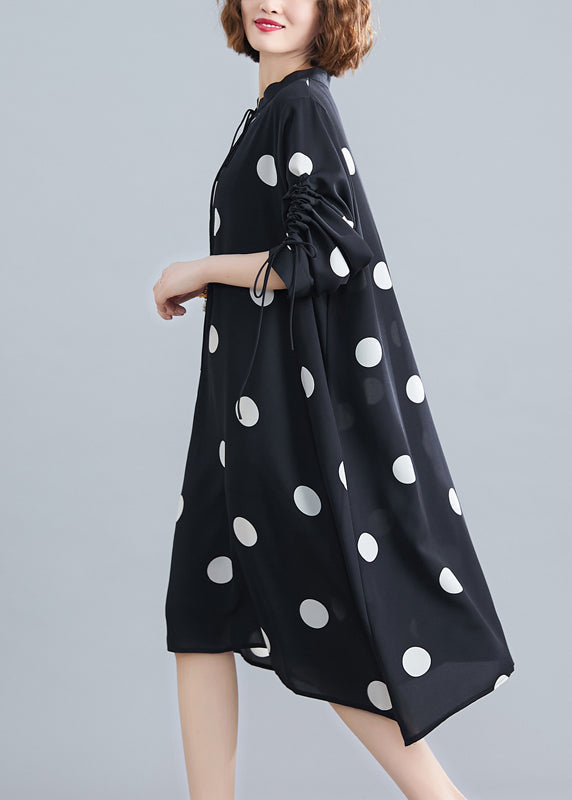 Polk Dot Print Dress Summer Loose Dresses