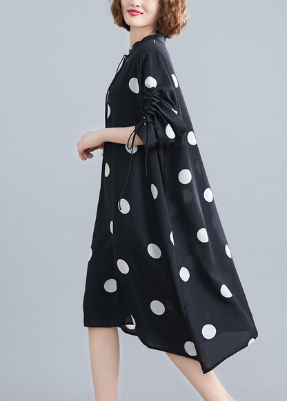 Polk Dot Print Dress Summer Loose Dresses