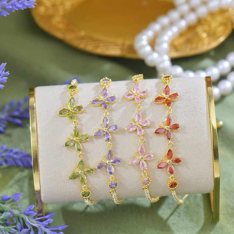 Adelaide Bracelet in Purple