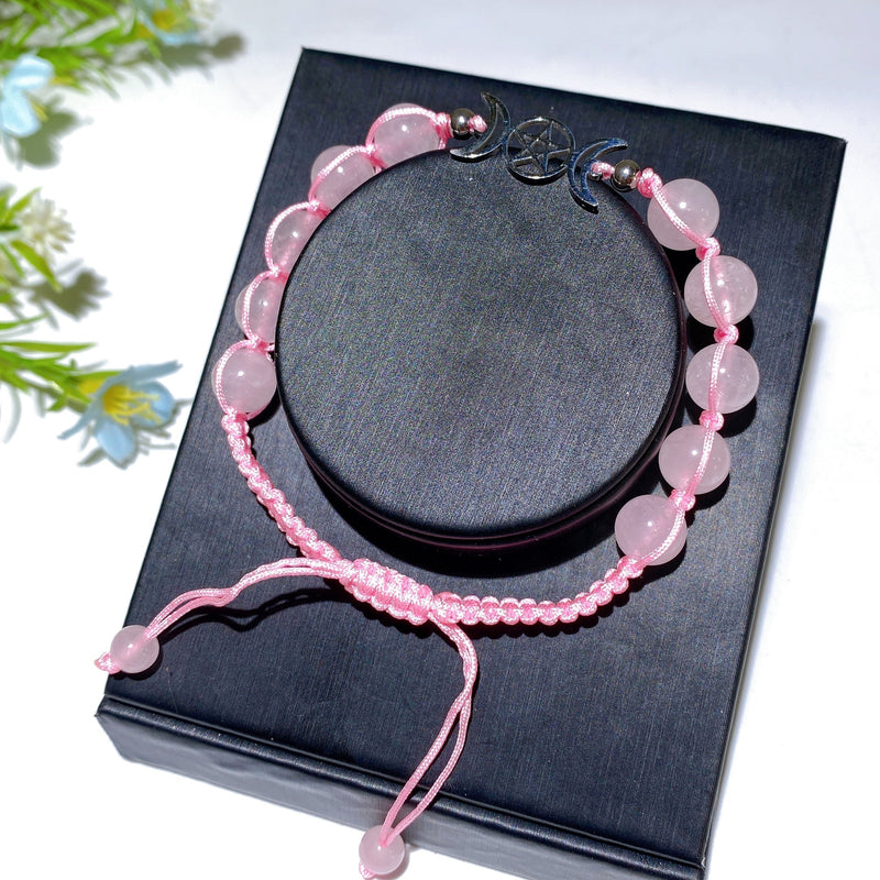 Adjustable 8mm Mixed Crystal Spiritual Bracelet