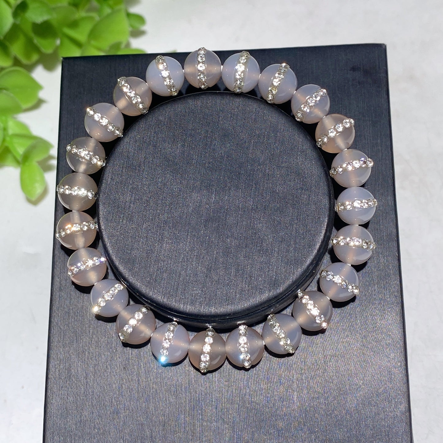 Adjustable Crystal Healing Bracelet With Natural Gemstones