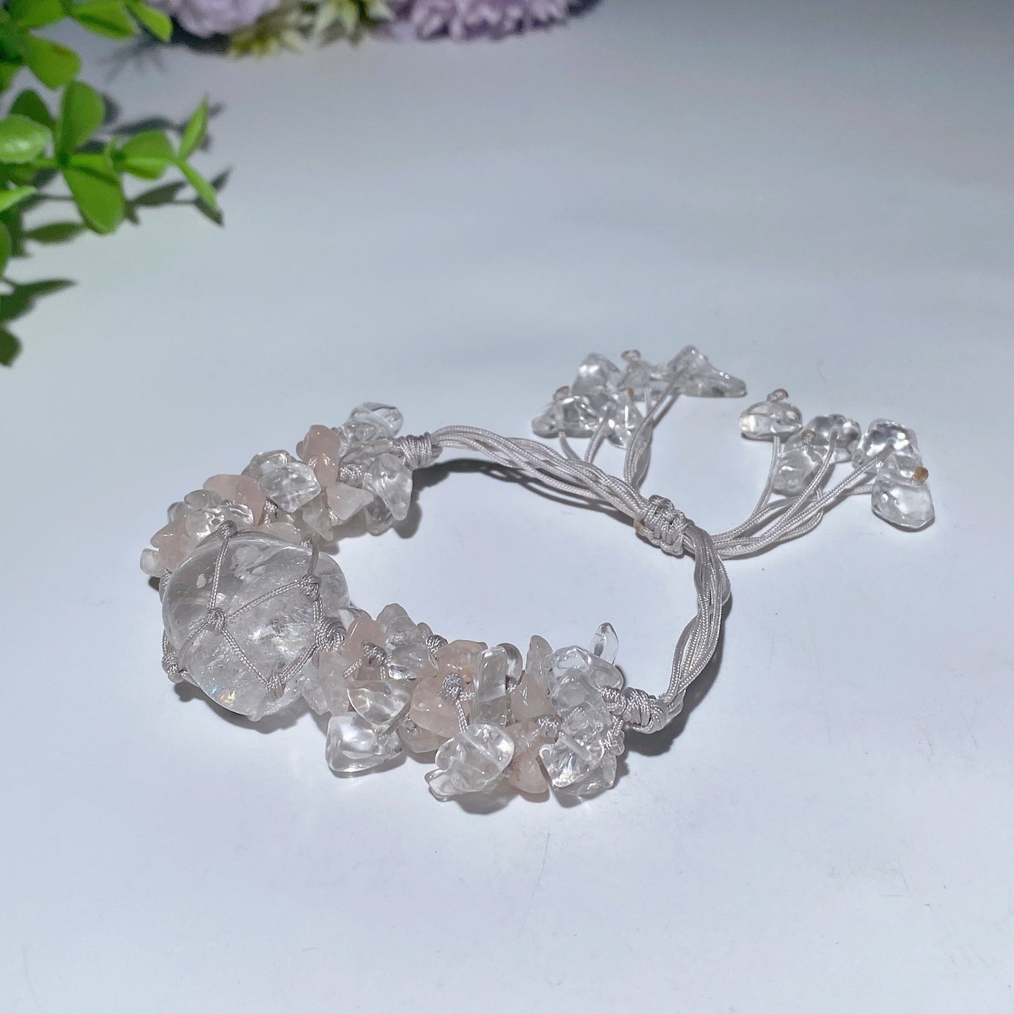 Adjustable Mixed Crystal Spiritual Bracelet 5-7cm Healing Energy