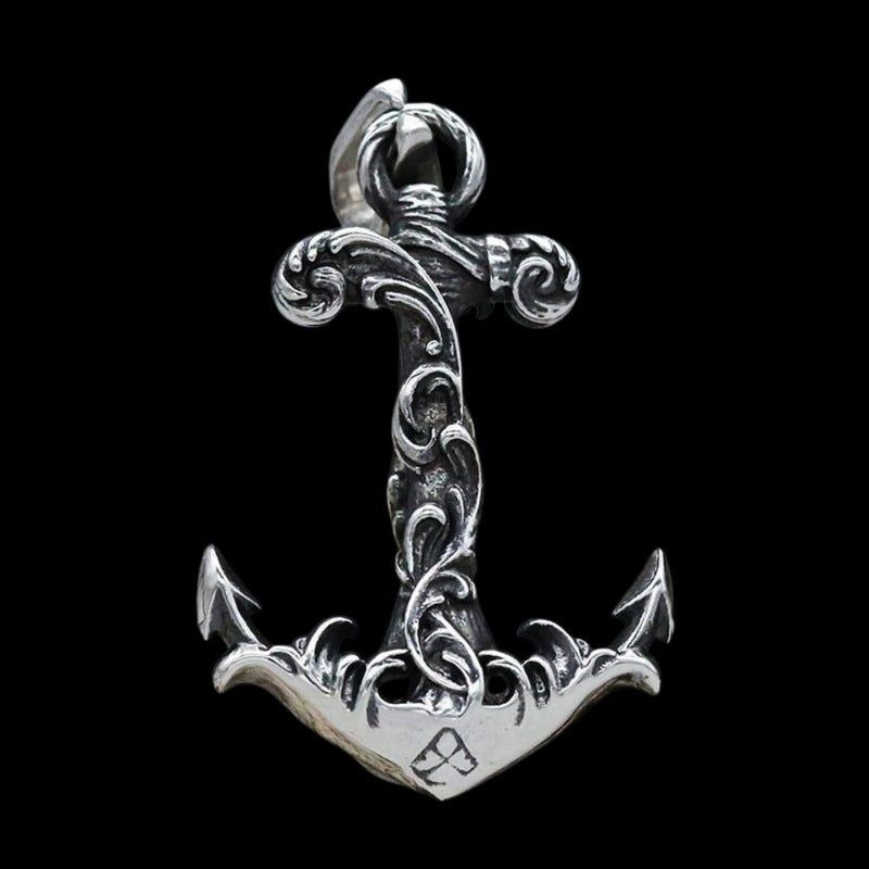 Antique Anchor Noble Pattern Pendant
