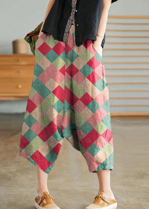 Beige Color Linen Pocket Pants