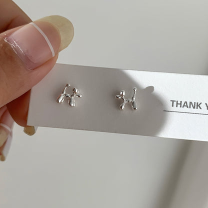 [] Balloon Dog Stud Earrings