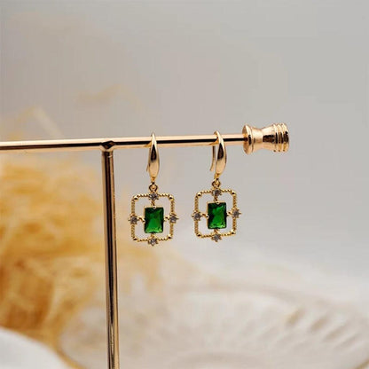 Emerald Baroque Earrings (3 Styles)