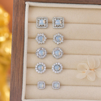 Baroque Stud Earrings - Sierra