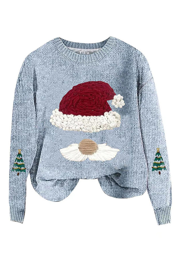 Relaxed Fit Christmas Knit Sweater