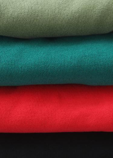 black cotton clothes two pockets Plus Size Clothing patchwork high neck shirts