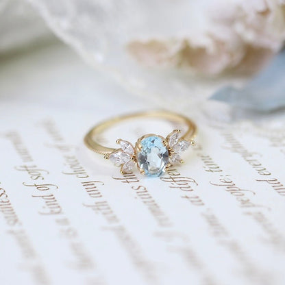 Blue Mirage Ring