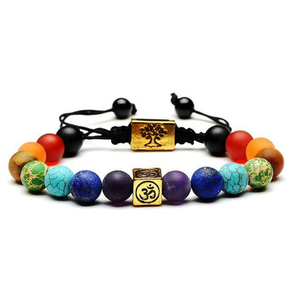 7 Chakra & Tree of Life Healing Bracelet