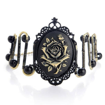 Steampunk Gothic Rose Bracelet