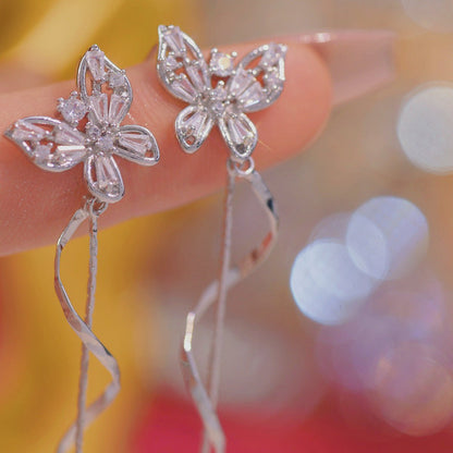 Tara Butterfly Drop Earrings
