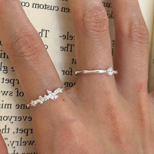 Butterfly Waltz Ring Set