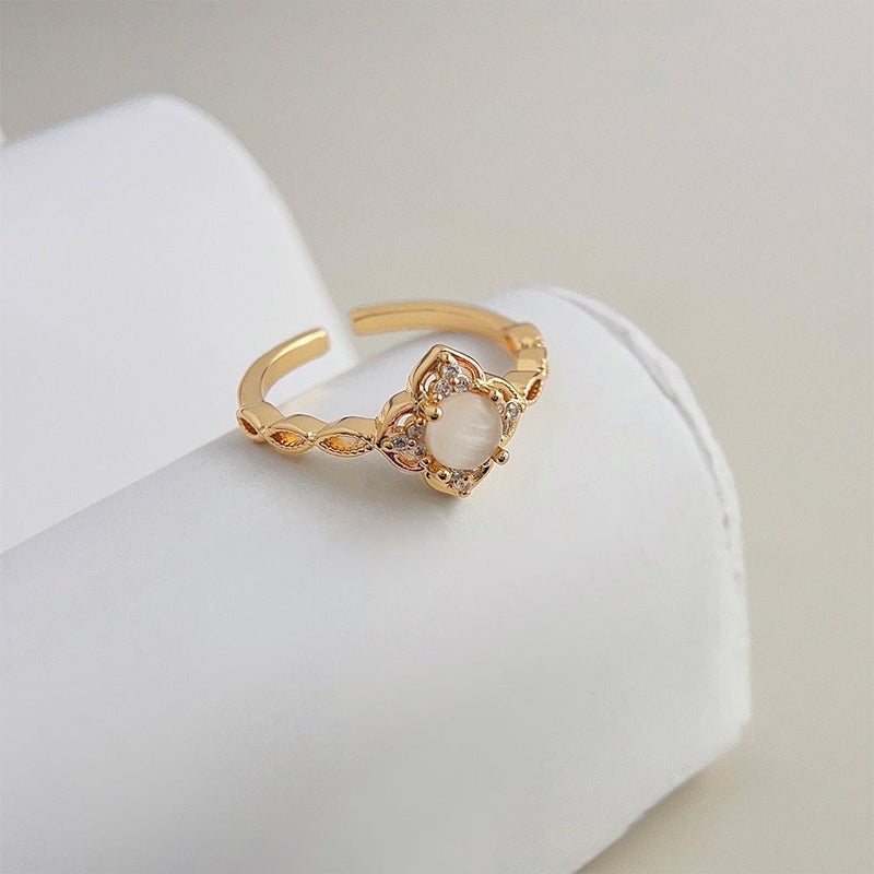 Cat's Eye Opal Ring