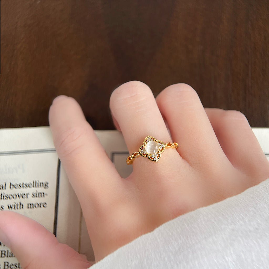 Cat's Eye Opal Ring