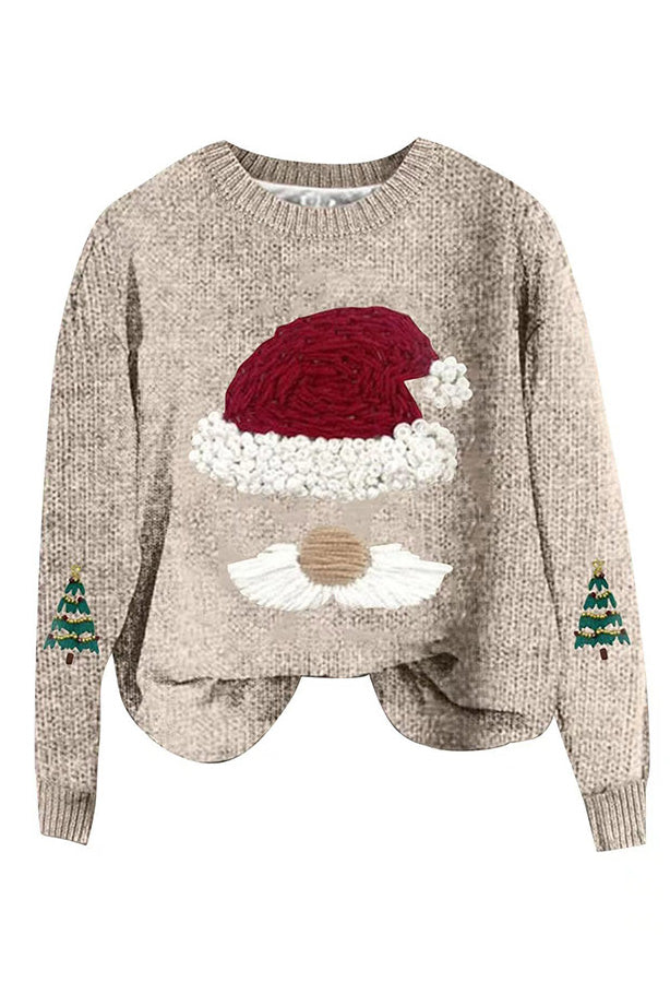 Relaxed Fit Christmas Knit Sweater