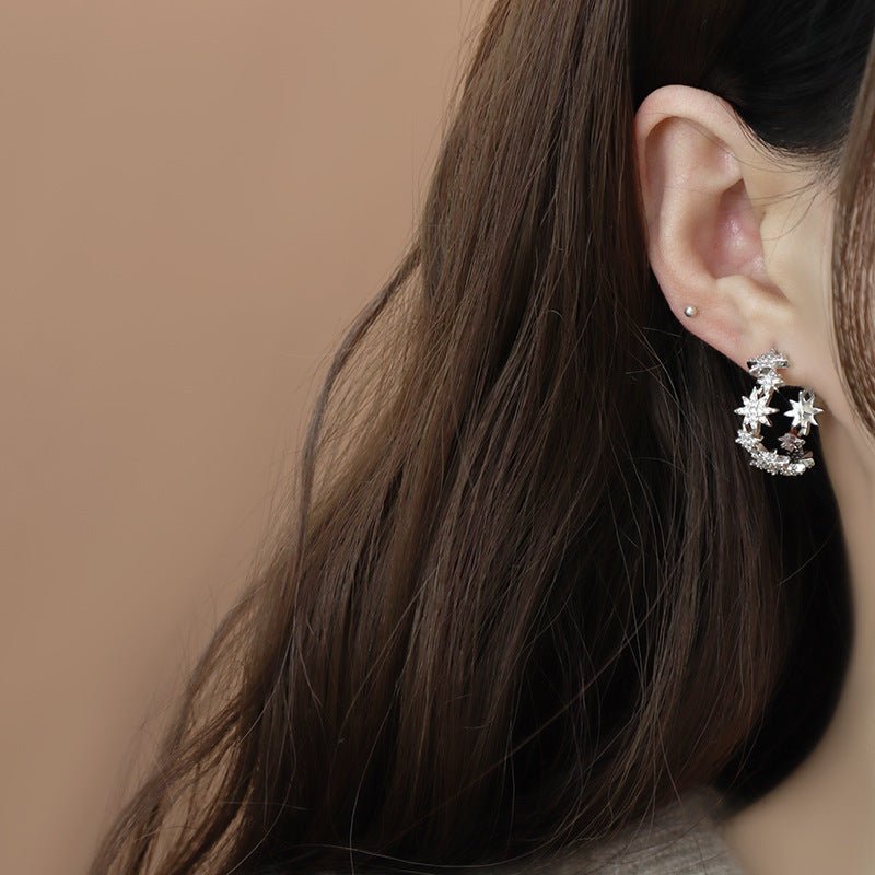 Celestial Hoop Earrings