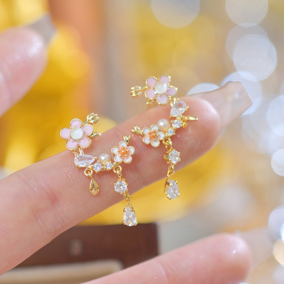 Penny Cherry Blossom Earrings