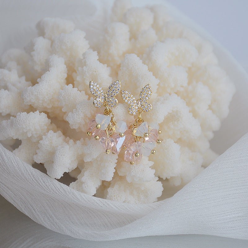 [] Juliette Butterfly Drop Earrings