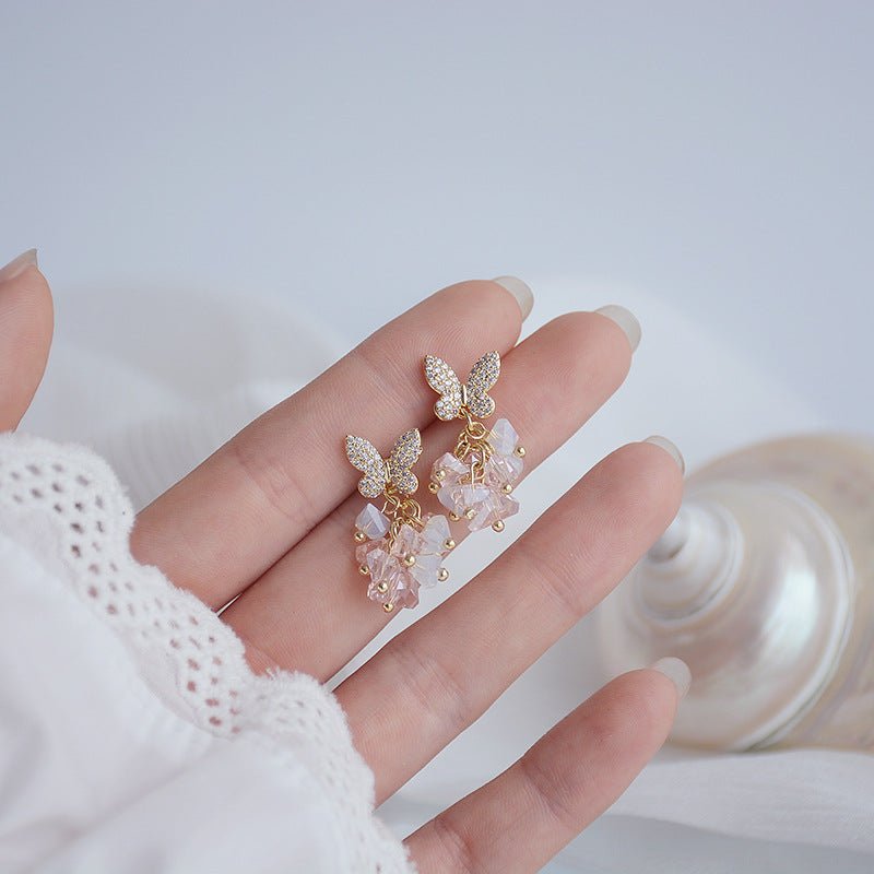 [] Juliette Butterfly Drop Earrings