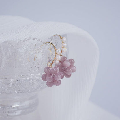 [] Grape Earrings
