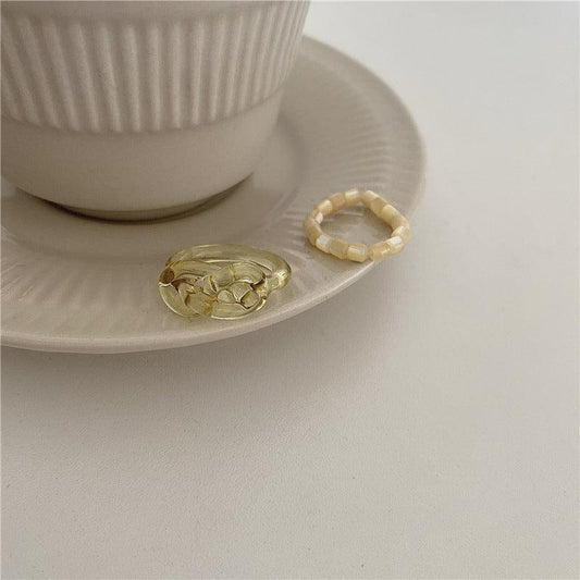 [] Hard Candy Ring Set (3 Colors)