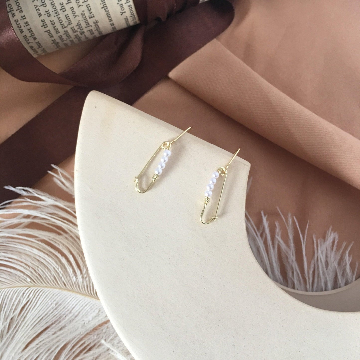 [] Safety Pin Earrings