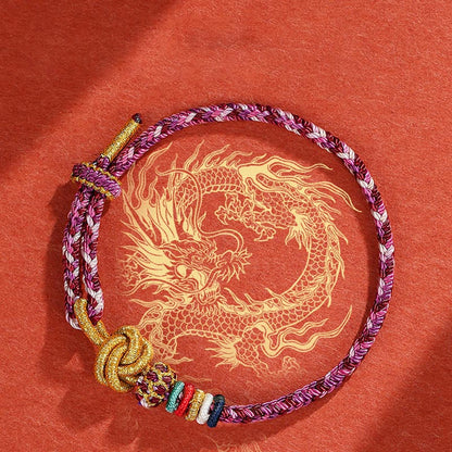 Colorful Dunhuang Protection Rope Bracelet for Spiritual Balance