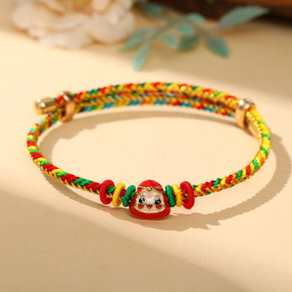Colorful Rope Zongzi Pattern Luck Bracelet for Adults & Children