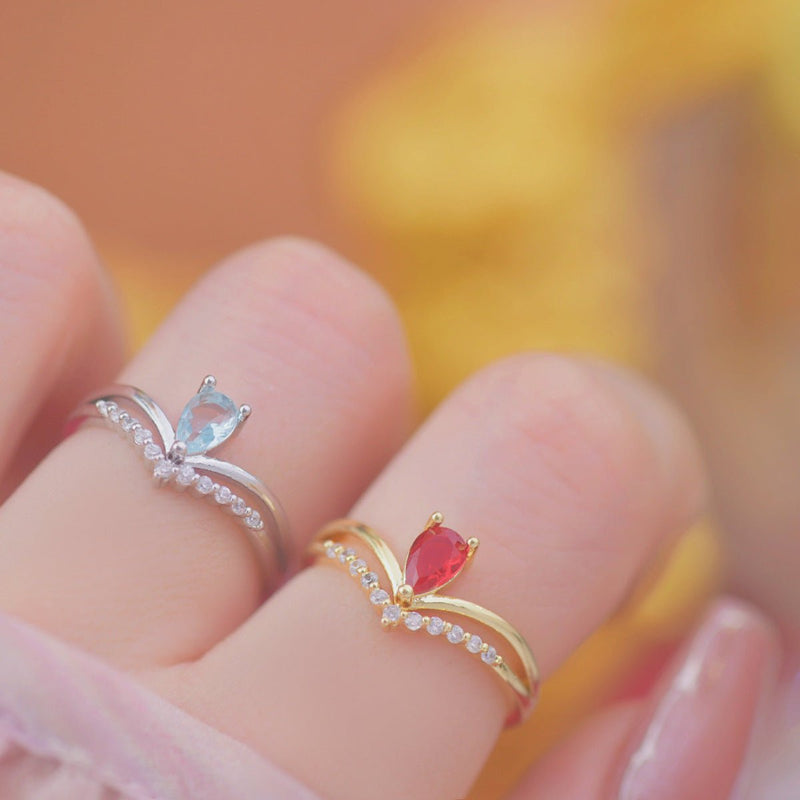 Crimson Crown Ring