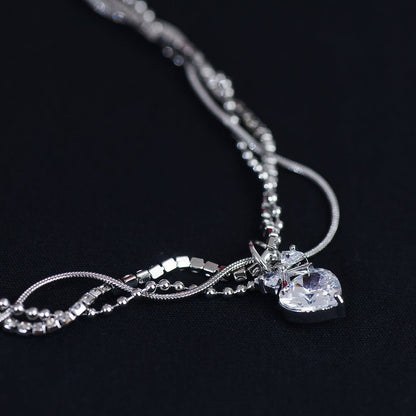 Crystal Cascade Necklace