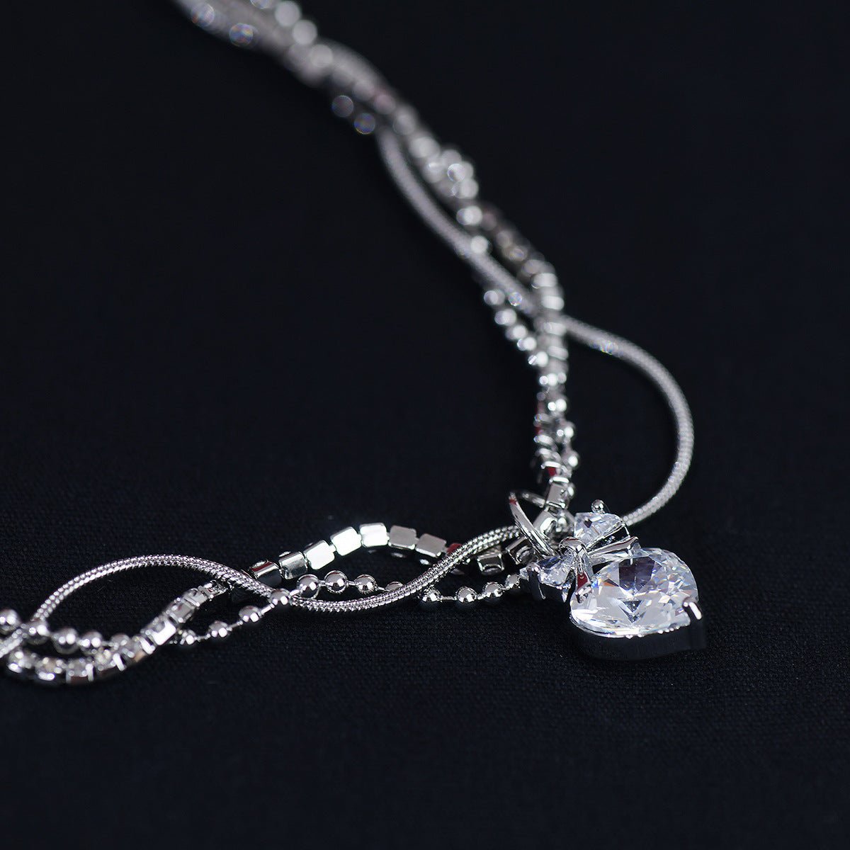 Crystal Cascade Necklace