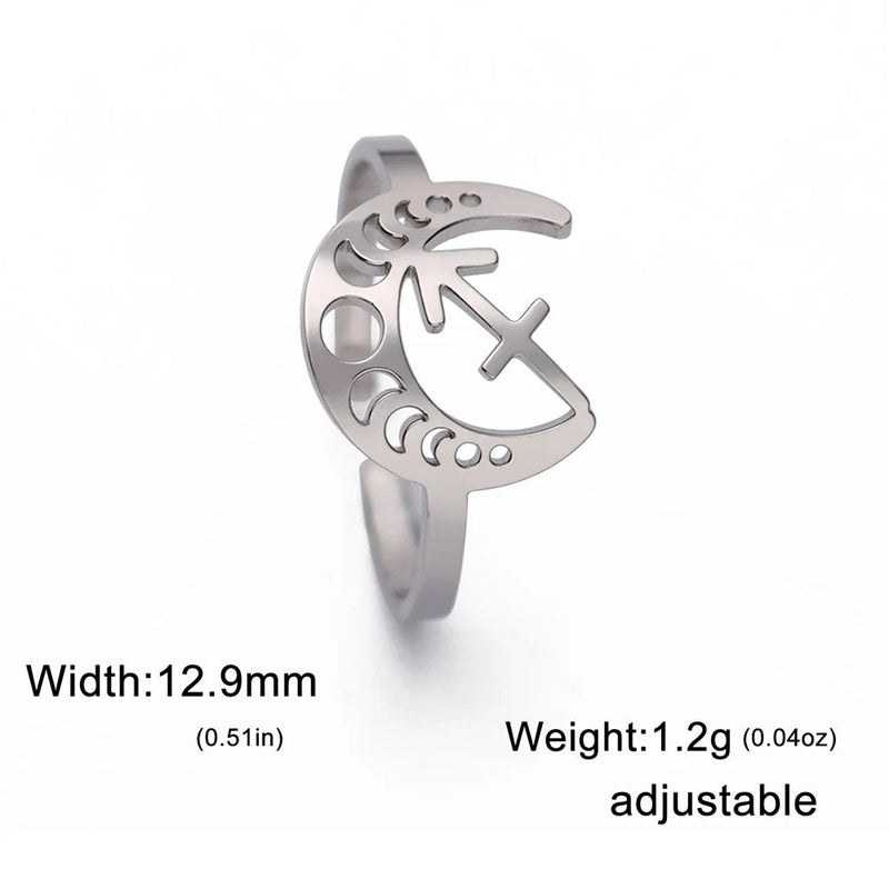 Moonlit Constellation Rings