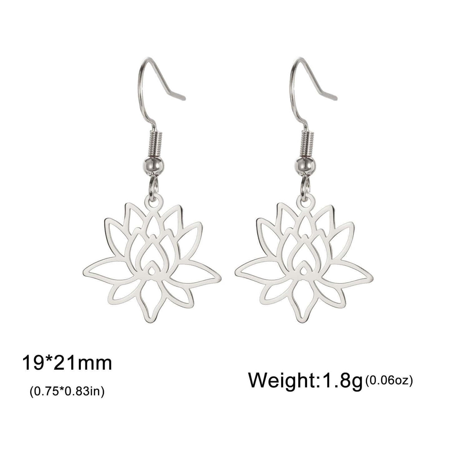 Lotus Radiance Bloom Earrings