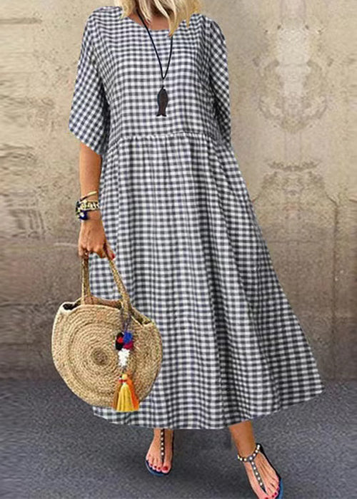 Summer Green Flowers Print Short Sleeve Dress