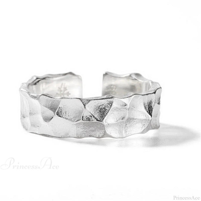 Stylish Silver Simple Gothic Ring