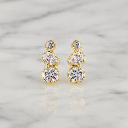 “prianka” Luxe Cascade Earrings