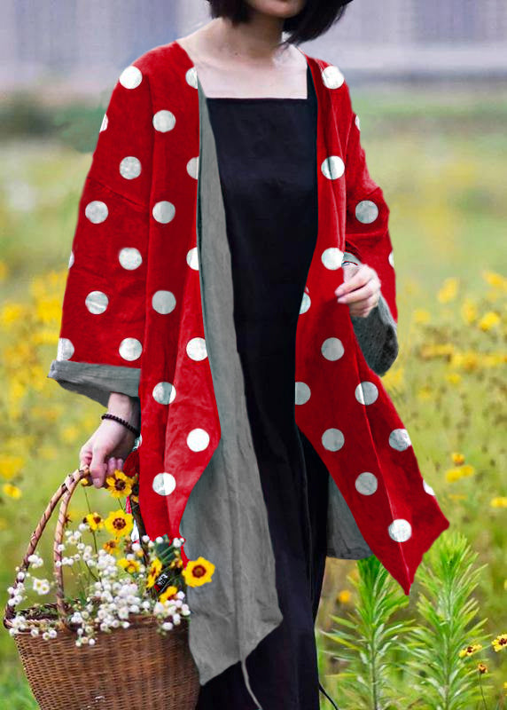 Natural Linen Top Silhouette Pure Color Lacing Long Sleeve Coat