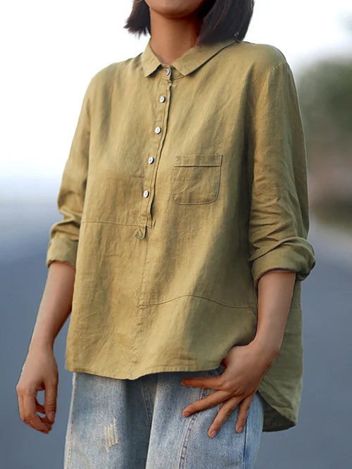 Effortless and elegant winter blouse